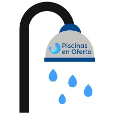 Duchas para piscinas