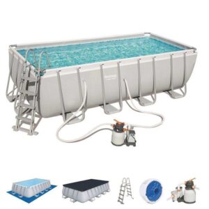 Piscina Tubular Bestway Rectangular 488x244x122 cm. Filtro Arena